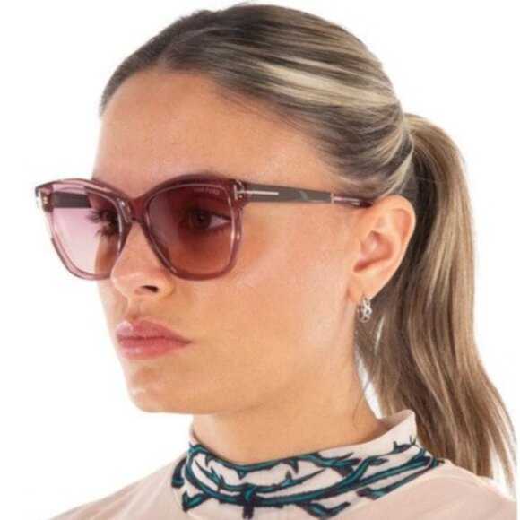 NEW TOM FORD TF1087 72Z SUNGLASSES PSNK PURPLE WOMEN EYEWEAR TOM FORD FT1087 72Z main image 4